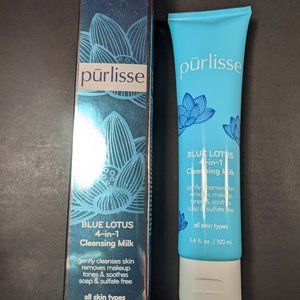 Purlisse Blue Lotus 4-in-1 Cleansing Milk BNIB